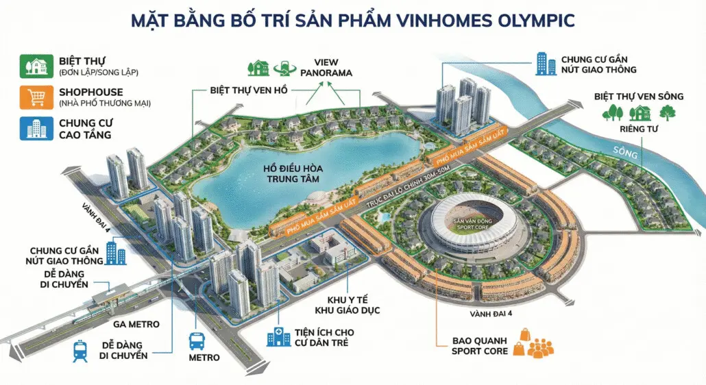 tong quan mat bang san pham vinhomes olympic